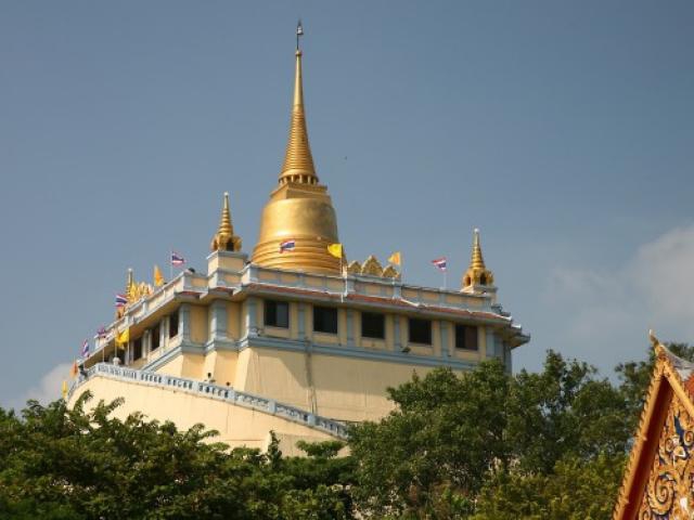 Фото храма Золотой горы в Бангкоке