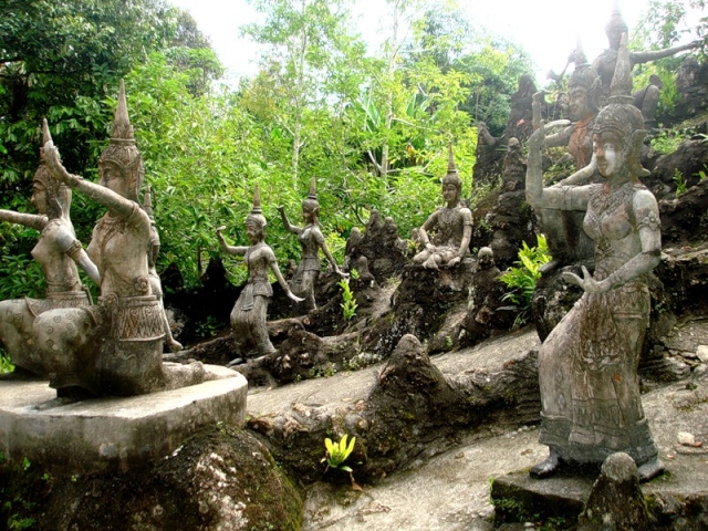 Фото магического сада Будды на Самуи, Тайланд